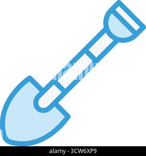 Schaufel Vektor Symbol Design Illustration Stock Vektor