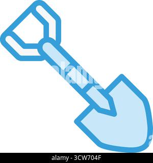 Schaufel Vektor Symbol Design Illustration Stock Vektor