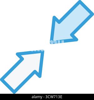Minimierung Der Vektorsymbolkonstruktion (Illustration) Stock Vektor