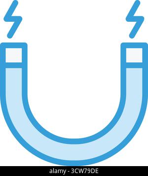 Illustration Zum Design Des Magnetvektors Stock Vektor