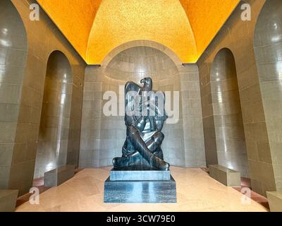 Mausoleum von Petar II Petrovic Njegos, Nationalpark Lovćen, Montenegro. Stockfoto