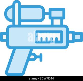 Wasserpistole Vektor Symbol Design Illustration Stock Vektor