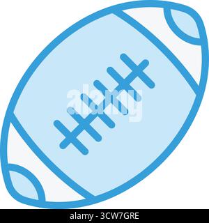 American Football Vector Icon Design Illustration Stock Vektor