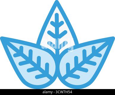 Leaf Vector Symbol Design Illustration Stock Vektor