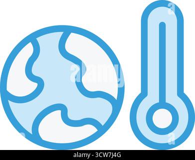 KlimabildungVektor-Symbol Design-Illustration Stock Vektor
