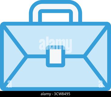 Aktenkoffer Vektor-Symbol Design-Illustration Stock Vektor
