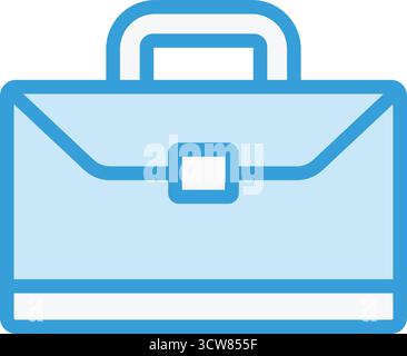 Aktenkoffer Vektor-Symbol Design-Illustration Stock Vektor