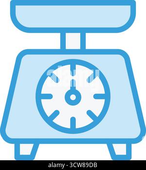 Küchenwaage Vektor Symbol Design Illustration Stock Vektor