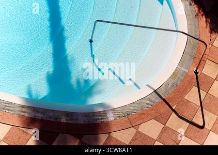 Schwimmbad Toscolano Italien Stockfoto