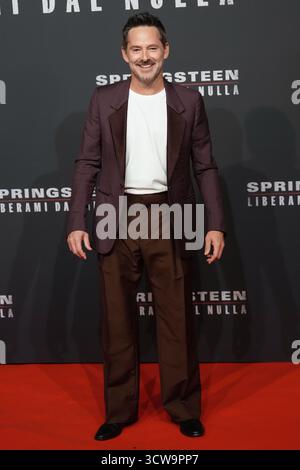Rom, Italien. Oktober 2025. Scott Cooper nimmt am 10. Oktober 2025 an der Fotokonferenz „Springsteen: Deliver me from Nowhere“ im Cinema Moderno in Rom (Italien) Teil. Quelle: Insidefoto/Alamy Live News Stockfoto