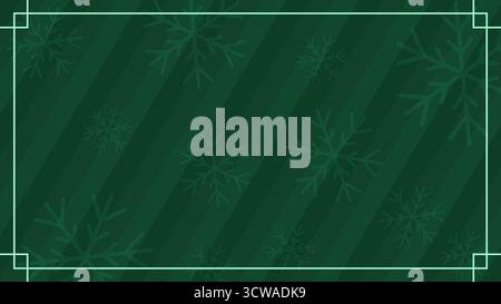 Abstrakter dunkler Hintergrund mit Schneeflocken, perfekt für Weihnachtskarten, Einladungen und saisonale Designs. Stock Vektor