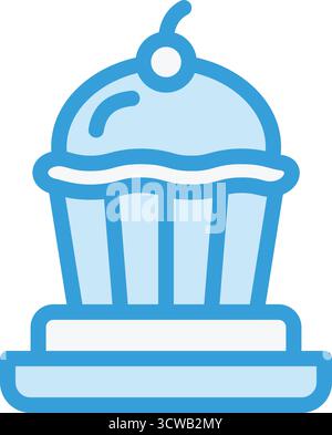 Dessert Vektor Symbol Design Illustration Stock Vektor