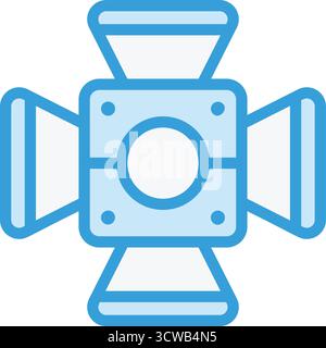 Lightning Vector Icon Design Illustration Stock Vektor