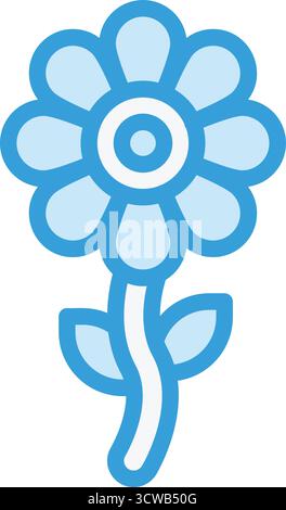 Blume Vektor Symbol Design Illustration Stock Vektor