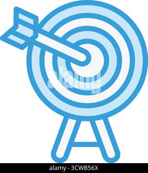 Illustration Zum Design Des Zielvektors Stock Vektor