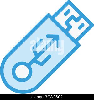 Illustration Des Pendrive-Vektor-Symbols Stock Vektor