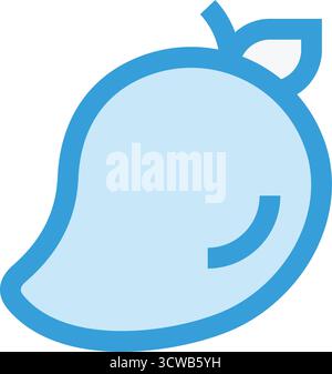 Mango-Vektor-Symbol-Design-Illustration Stock Vektor