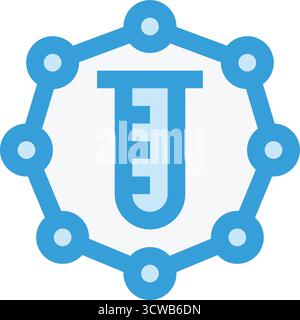 Bioengineering-Vektor-Symbol Design-Illustration Stock Vektor