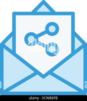 Vektorsymboldesign-Illustration Freigeben Stock Vektor