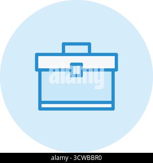 Aktenkoffer Vektor-Symbol Design-Illustration Stock Vektor