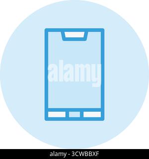 Illustration Für Das Vektorsymbol Für Mobiltelefone Stock Vektor