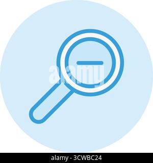 Vektorsymbol Verkleinern – Designillustration Stock Vektor