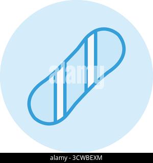 Snowboard Vektor Symbol Design Illustration Stock Vektor