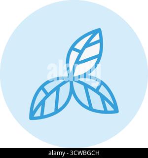 Leaf Vector Symbol Design Illustration Stock Vektor