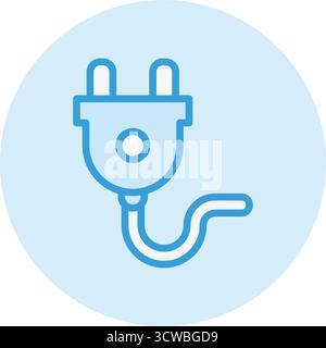 Plug Vector Symbol Design Illustration Stock Vektor