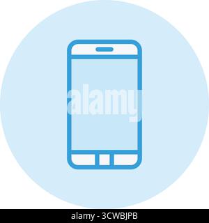 Vektor-Symbol-Design-Illustration für Mobiltelefone Stock Vektor