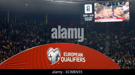 Sinsheim, Deutschland Oktober 2025. v.l.n.r.: 10.10.2025, Fussball, UEFA-Qualifikation zur FIFA Fussball-Weltmeisterschaft 26, Deutschland - Luxemburg, Deutschland, Sinsheim, PreZero Arena. Foto: HMB Media/Alamy Live News Stockfoto