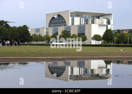 Bundeskanzleramt im Regierungsbezirk, Amtssitz des Bundeskanzlers, Deutschland, Berlin Stockfoto