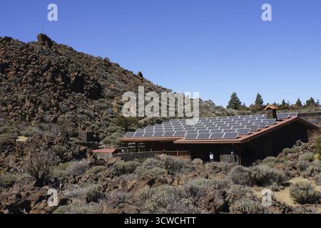 Besucherinformationszentrum im Teide Nationalpark, Teneriffa, Kanarische Inseln, Spanien Stockfoto