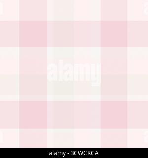 Teppich Schottenmuster nahtlos kariert, endloses Karomuster-Muster. Hintergrundstruktur aus Textilgewebe in weiß und hellen Farben. Stock Vektor