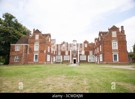 Christchurch Mansion, ein Museum im Christchurch Park, Ipswich, Suffolk im Vereinigten Königreich Stockfoto