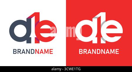 Letter AE-Logo-Designvorlage Stock Vektor