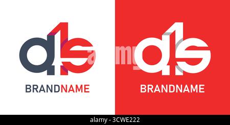 Letter als Logo-Designvorlage Stock Vektor