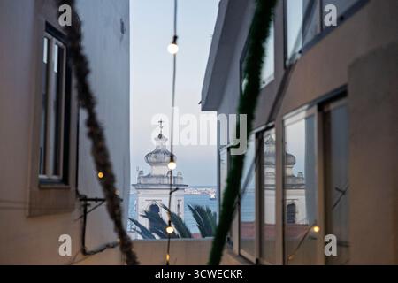 Lissabon, Portugal - 21. Juni 2025: Kirche São Miguel Stockfoto