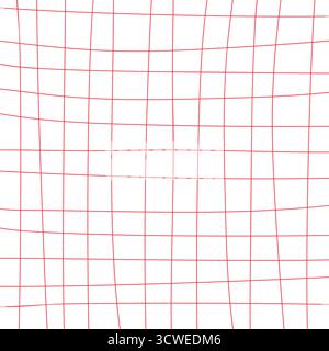 Graphen-Tintenkritzelprüfpapier. Druckbares quadratisches Rasterpapier mit Farblinien. Geometrischer Hintergrund für Schule, Verpackung, Einladungen, Karte Stock Vektor