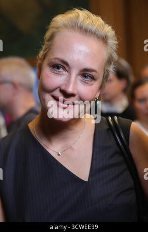 Paris, Frankreich, am 11. oktober 2025, Julia Nabalnaya, Alexej Nawalnys Witwe, im Forum Russie-Libertés. Credit Francois Loock/Alamy Live News Stockfoto