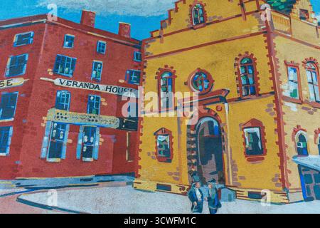 Spaziergang über Norristown/Plymouth Meeting, Pennsylvania Stockfoto