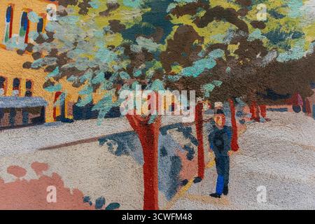 Spaziergang über Norristown/Plymouth Meeting, Pennsylvania Stockfoto