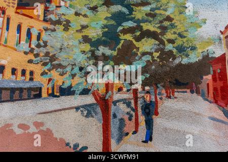 Spaziergang über Norristown/Plymouth Meeting, Pennsylvania Stockfoto