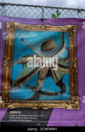 Spaziergang über Norristown/Plymouth Meeting, Pennsylvania Stockfoto