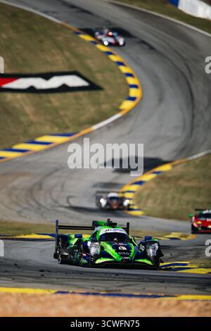 18 JARVIS Oliver (gbr), HEINEMEIER HANSSON David (dnk), LUTKE Tobi (CAN), ERA Motorsport, ORECA LMP2 07, #18, Action während der Motul Petit Le Mans 2025, 11. Runde der IMSA WeatherTech Sportscar Championship 2025, vom 9. bis 11. Oktober 2025 auf der Michelin Raceway Road Atlanta in Braselton, Georgia, USA - Foto Joao Filipe/DPPI Credit: DPPI Media/Alamy Live News Stockfoto