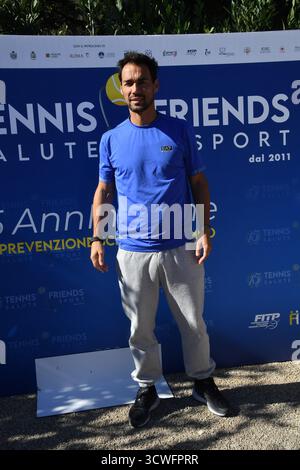 Rom, Italien. Oktober 2025. Rom, Foro Italico Tennis and Friends 2025, Foto: Fabio Fognini Credit: Independent Photo Agency/Alamy Live News Stockfoto