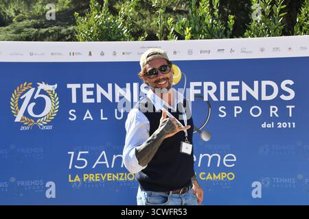 Rom, Italien. Oktober 2025. Rom, Foro Italico Tennis and Friends 2025, Bild: Vittorio Brumotti Credit: Independent Photo Agency/Alamy Live News Stockfoto