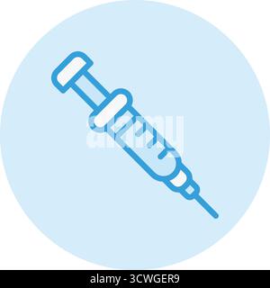 Spritzenvektor-Symbol Design-Illustration Stock Vektor