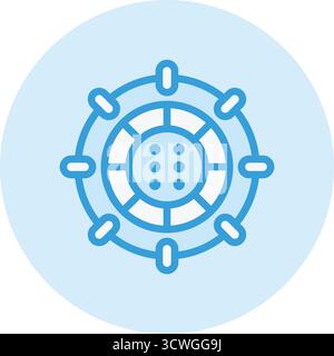 Stargate Vector Icon Design Illustration Stock Vektor