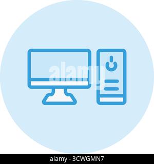 Illustration Des Computervektors Stock Vektor